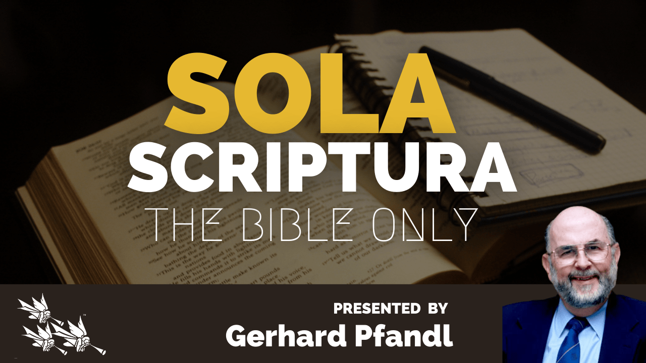 Scripture Only SOLA SCRIPTURA, THE BIBLE ONLY – American Christian Ministries